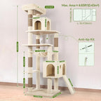 Globlazer Heavy Duty Cat Tree Tower, 70inch Sturdy Cat Tree - Image 6