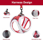 Hipubby Christmas Dog Harness and Leash Set, No Pull Soft Mesh Puppy Harness - Image 3