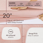 OhGeni 100% Waterproof Mattress Protector, Queen Size Mattress Soft Pad - Image 7