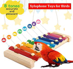 Large Parrot Suspensible Xylophone Toy, Medium Birds, African Grey - Image 5