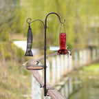 ERYTLLY Deck Hook Bird Feeder Pole Bird Feeder Porch Multi Hook Bird Feeding - Image 7