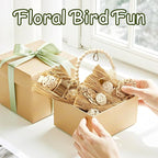 5-Pack Natural Flower Bird Toys – Foraging & Chewing Toys - Image 5
