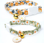 2 Pack Cotton Breakaway Cat Collars by Faygarsle