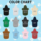 Personalized Name Dog Hoodie, Embroidered Puppy Sweater - Image 5