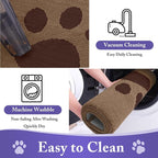 Buganda Dog Door Mat for Muddy Paws, Absorbent Dirt Trapper Non Slip Indoor - Image 6