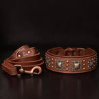 PET ARTIST Soft Padded Leather Dog Collar, 2 inch Wide Genuine Leather Dog - Image 3