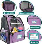 PetAmi Dog Backpack Carrier for Small Large Cat, Ventilated Pet Hiking Backpack - Image 3
