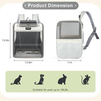 Cat Carrier Backpack, Large Pet Carrier Backpack, Cat Travel Backpack - Image 2