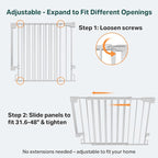 Cumbor Expandable 31.6-48" Baby Gate - Image 3