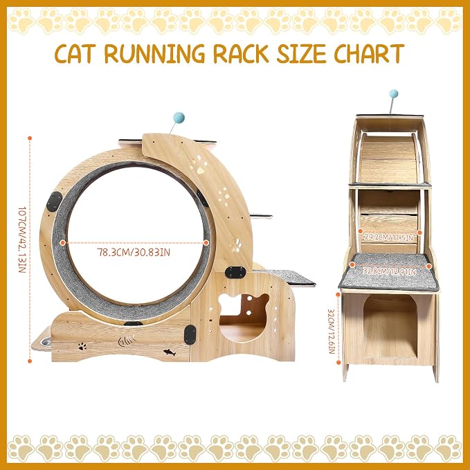 6-in-1 Cat Exercise Wheel - Image 2