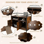 Giantex Cat Litter Box Enclosure - Image 4
