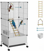 Big Flight Bird Cage, Wide Birdcage by STILLCOVE