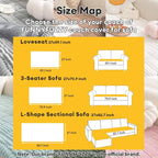 FUNNY FUZZY Pet Couch Covers for Sofa, Washable Dog Couch Cover Protector for - Image 5