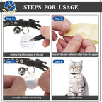 Leather Personalized Breakaway Cat Collar - Image 4
