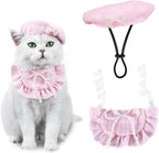 HOWWFALY 2PCS Cat Beret Hat by HOWWFALY