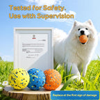 Dog Balls Tennis Ball for Aggressive Chewers, Dog Bouncy Balls Chew Toys Water - Image 9