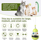 Cat Toy for Indoor Cats Wobble Treat Dispenser Ball Kitten Food Dispenser & - Image 2
