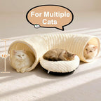 Cat Tunnel Bed with 40 Pcs Interactive Cat Toys, Cat Tube with Kitten Toys - Image 6