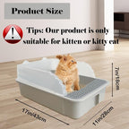 kathson Open Small Cat Litter Box - Image 2