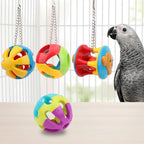 Hypeety Pet Parrot Toy Plastic Colorful Birds Ball - Image 7