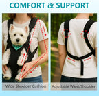 Mosago Dog Backpack Carrier, Adjustable Pet Front Carriers, Legs Out Carrying - Image 6