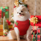 Dog Christmas Sweater Cute Snowman Puppy Cat Costume Boy Girls Xmas Holiday Pet - Image 8