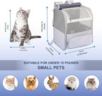 Pesen Cat Backpack Carrier, Breathable & Foldable Pet Carriers - Image 6