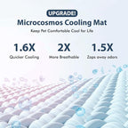MICROCOSMOS Summer Cooling Mat & Sleeping Pad- Water Absorption Top, Materials - Image 3