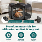 FurHaven Portable Pet Playpen for Dogs & Cats, Foldable Indoor Kitten Playpen - Image 5
