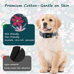 Dog Collar for Extra Small Dogs, Spring Dark Green Dog Collars - Image 3