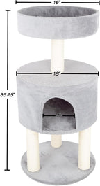 4-Tier Round Cat Tower - Image 2