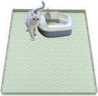 Cat Litter Mat, Silicone Large Cat Mat by Jacooxi