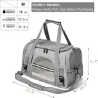 Dog Cat Carrier Soft for Small Pet Up to 16 Lbs TSA Airline Approved Travel - Image 2