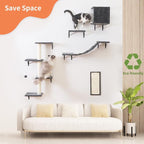 Modern Wall-Mounted Cat Furniture - Image 2