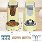 HWONMTE Portable Automatic Cat Feeder and Water Dispenser - Image 2