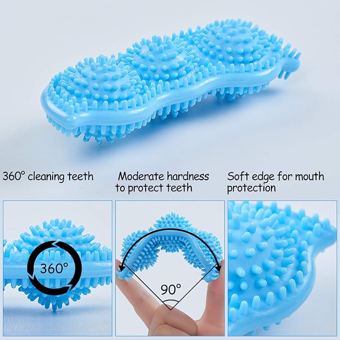 Hurray 3 Pack Puppy Chew Toys for Teething Puppies, Puppy Teething Toys - Image 4