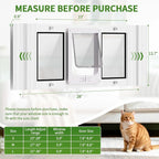 Aluminum Frame Window Cat Door - Image 2