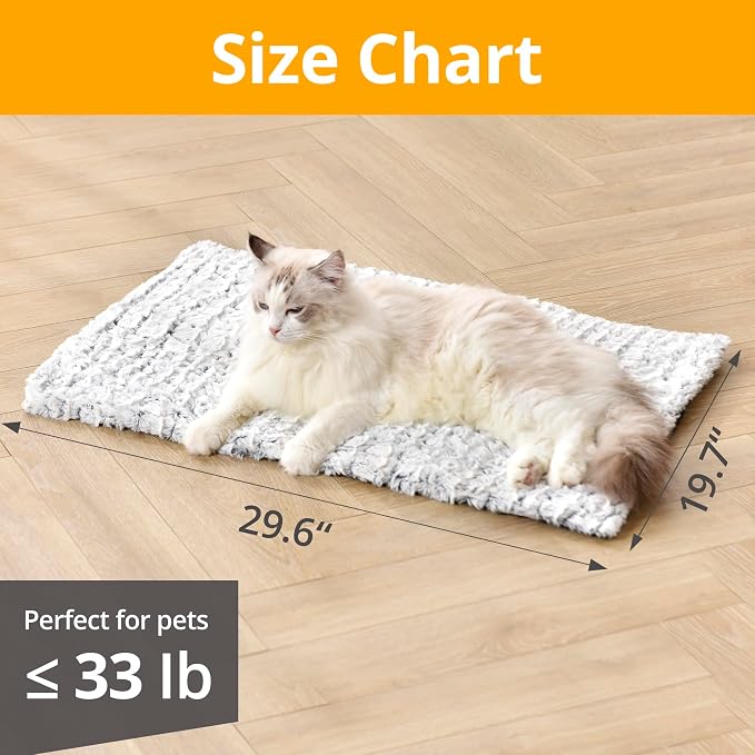 Self Warming Cat Bed, Non-Slip Heated Dog Mat Thermal Blanket - Image 5