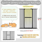 Lumizone Extra Tall Cat Gate 61.02" High Pressure Mounted Extra Wide - Image 2