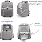 Lollimeow Pet Rolling Carrier, Dog Backpack - Image 4