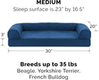 Furhaven Orthopedic Dog Bed for Medium/Small Dogs w/ Removable Bolsters & - Image 2