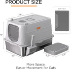 Anywish Stainless Steel Cat Litter Box - Image 8