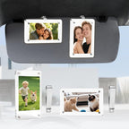 16 PCS Car Picture Holder, Car Visor Photo Clip, Acrylic Magnetic 3 Inch Car - Image 6