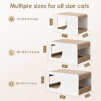 EHEYCIGA Cardboard Cat Scratcher House, 23-Inch Corrugated Cat Scratcher - Image 6