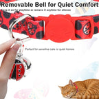 Cat Collar Breakaway with Bells, 3 Pack Spring Flower Cat Collars - Image 4