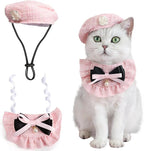 HOWWFALY 2PCS Cat Beret Hat by HOWWFALY