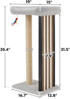 Veehoo 35" Tall Cat Scratching Post - Image 7