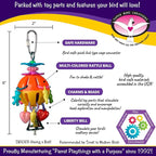 Super Bird Creations SB1086 Having a Ball Bird Toy - Image 4