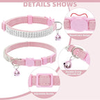 EXPAWLORER Soft Velvet Safe Cat Collars - Image 3
