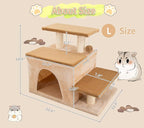3-in-1 Pet Stairs for Cats for High Bed, Adjustable Dog Steps, Modular 3-Tier - Image 6